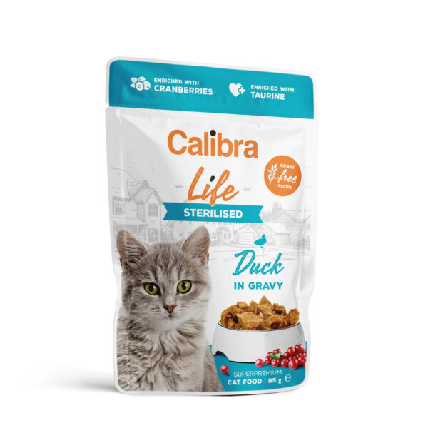 calibra cat sterilized duck85g