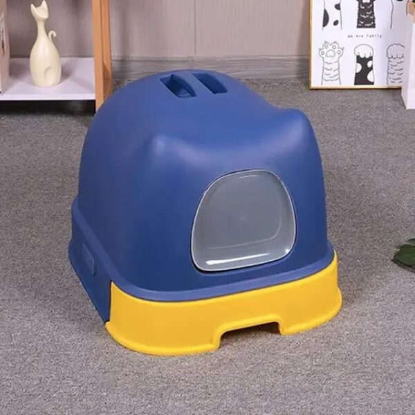 cat litter box closed square drawer